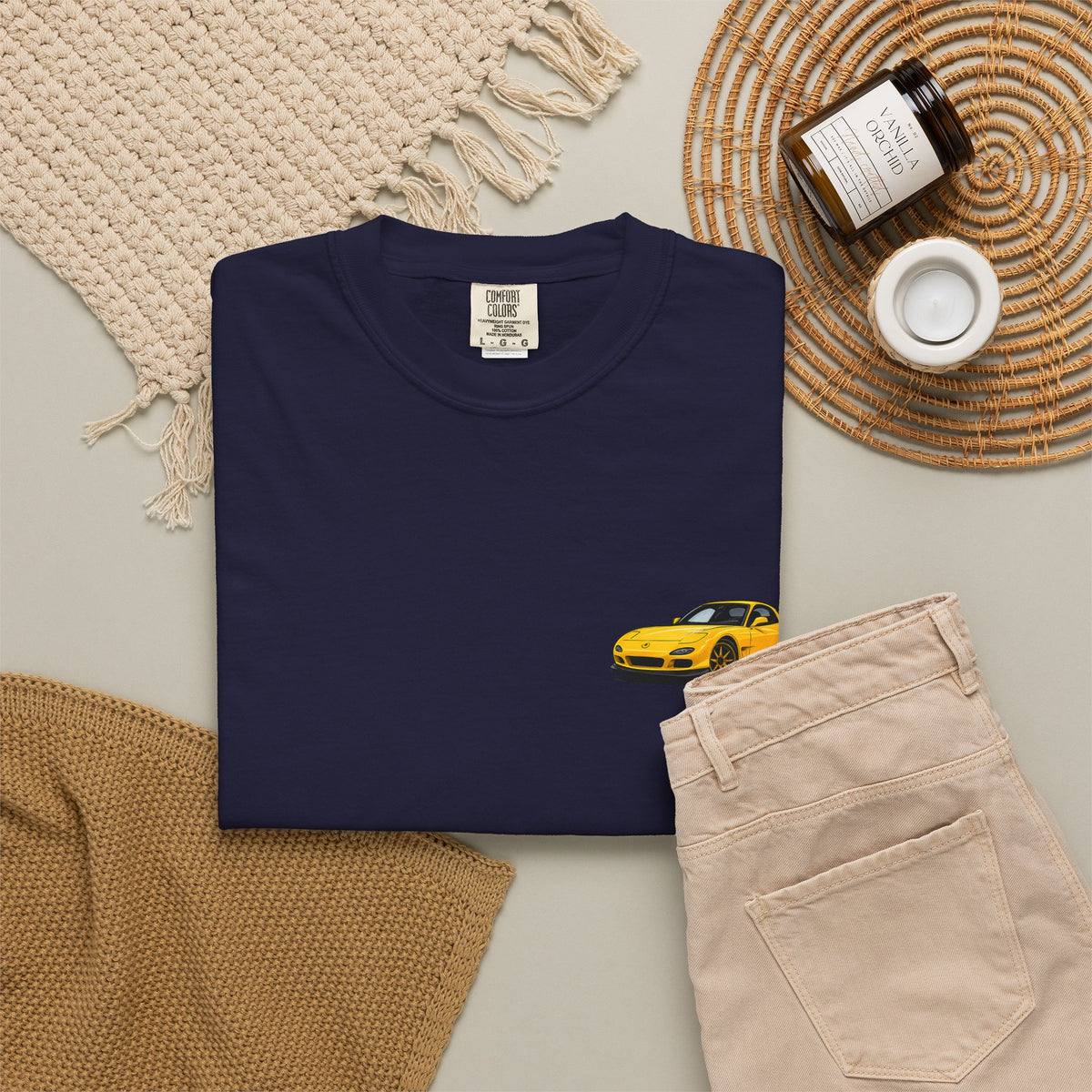 Mazda RX-7 T-Shirt — Bronze Rims