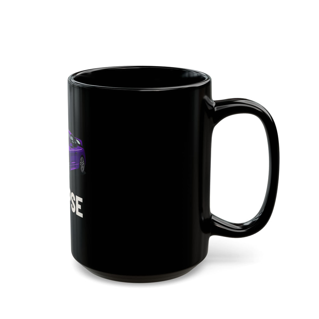 Mitsubishi Eclipse Black Ceramic Mug