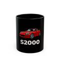 Honda S2000 Black Ceramic Mug