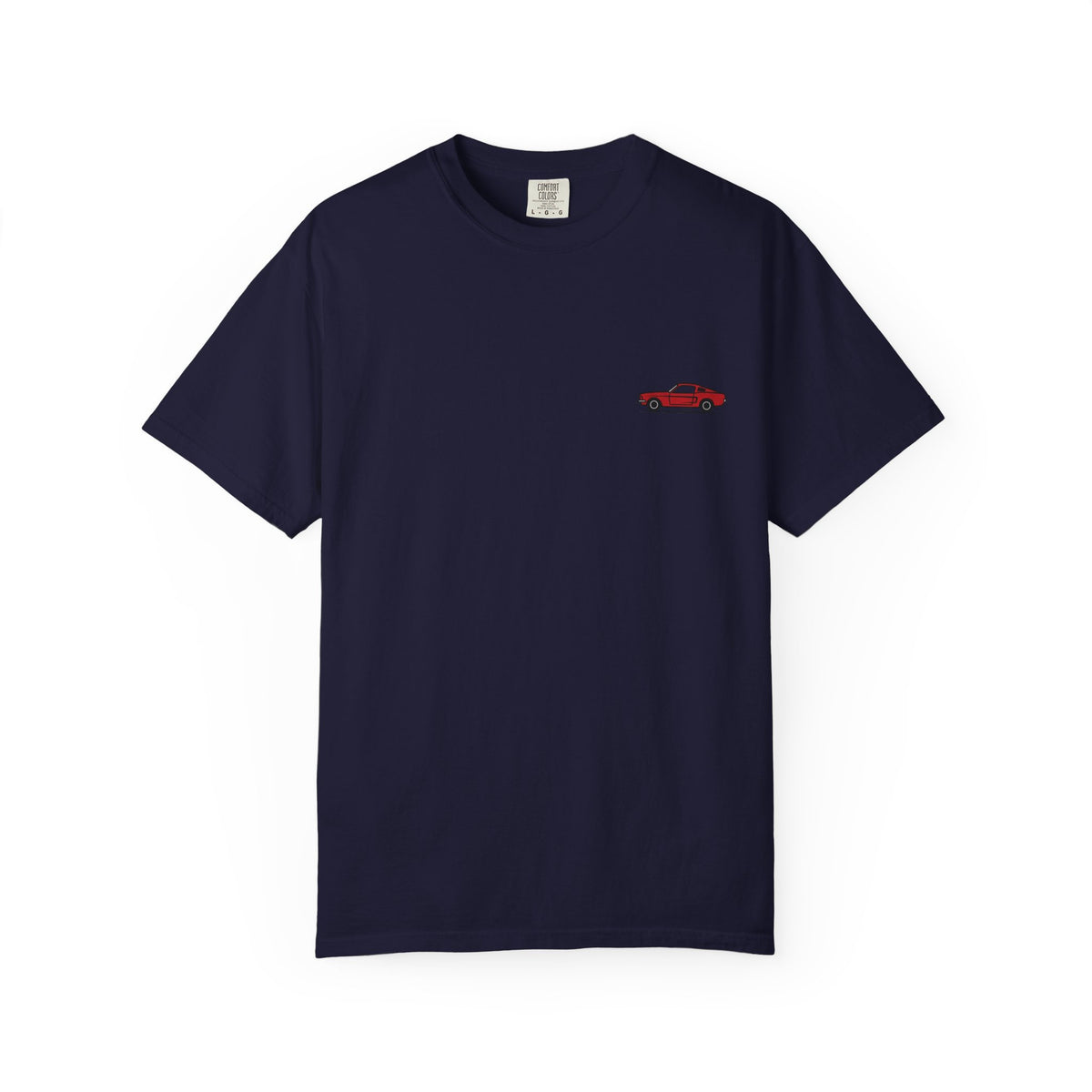 Red Racer Car T-Shirt — Classic Muscle Car Graphic Tee