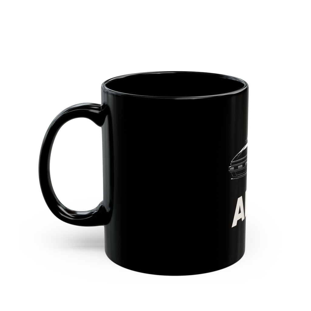 Toyota AE86 Black Ceramic Mug