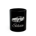 Nissan Silvia Black Ceramic Mug