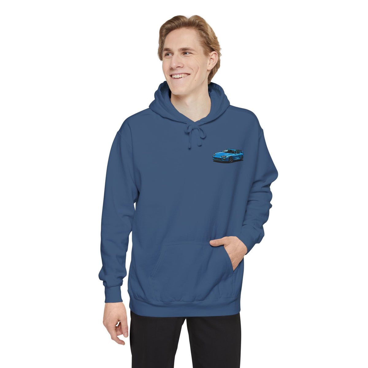 Toyota Supra Hoodie — Black Rims