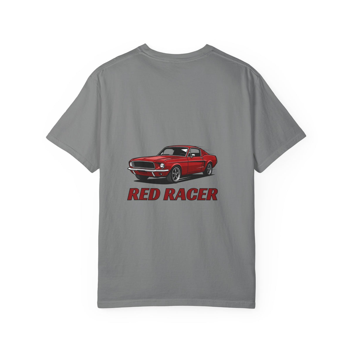Red Racer Car T-Shirt — Classic Muscle Car Graphic Tee