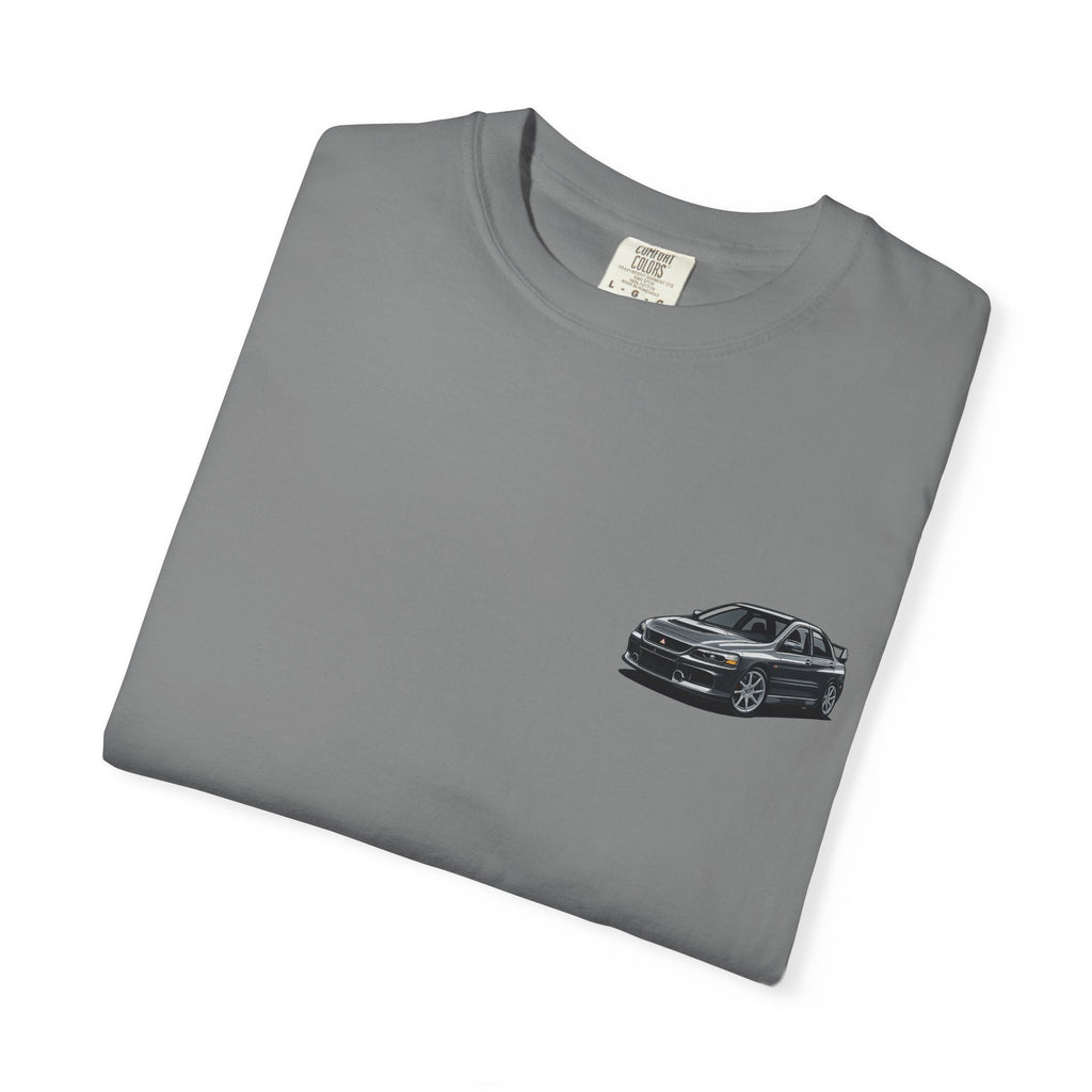 Mitsubishi Evo T-Shirt — Chrome Rims