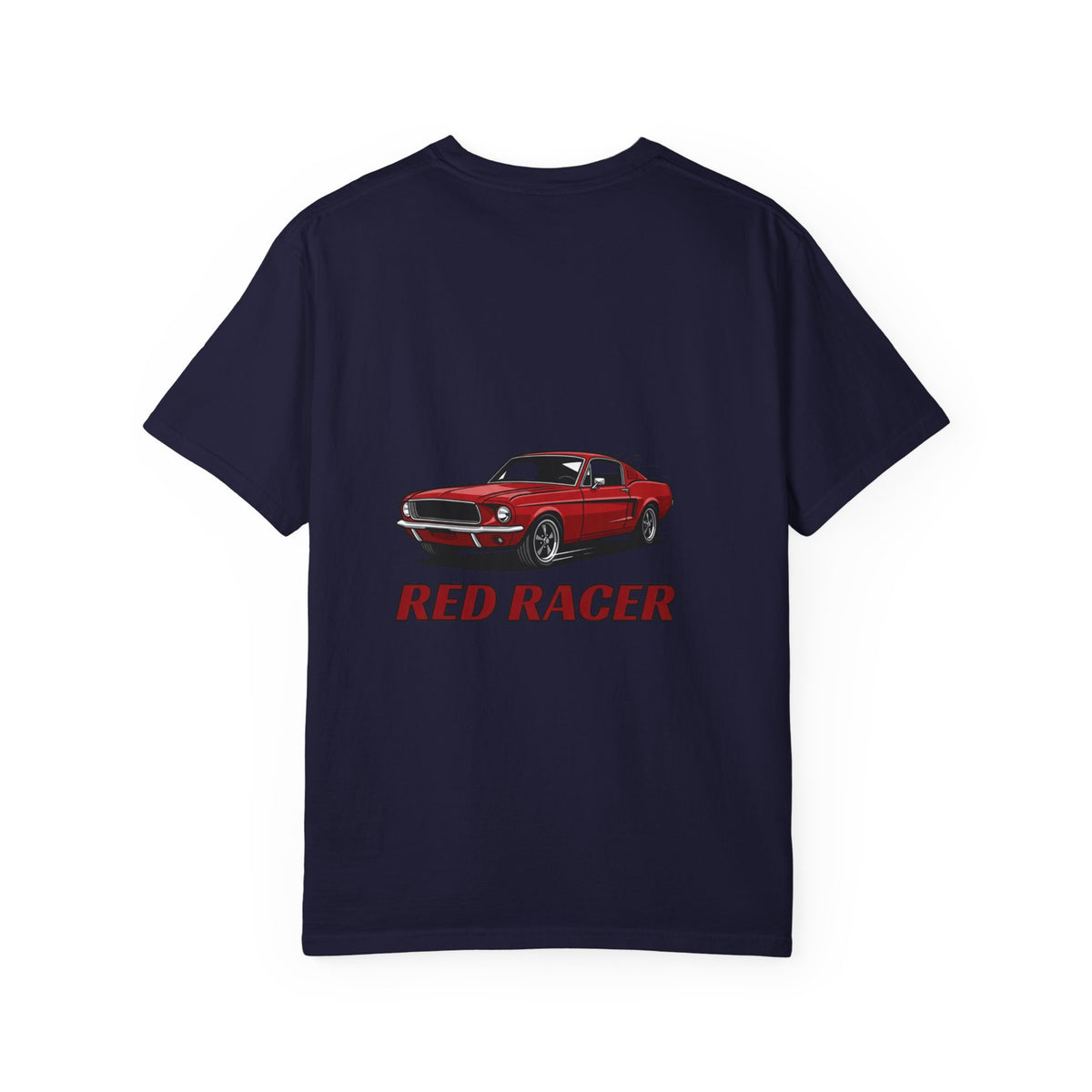 Red Racer Car T-Shirt — Classic Muscle Car Graphic Tee