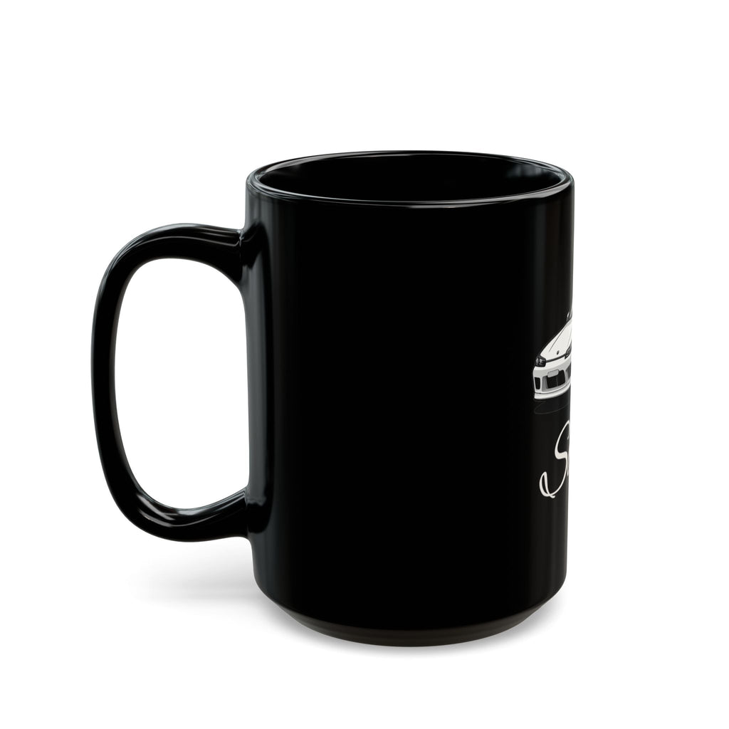 Nissan Silvia Black Ceramic Mug