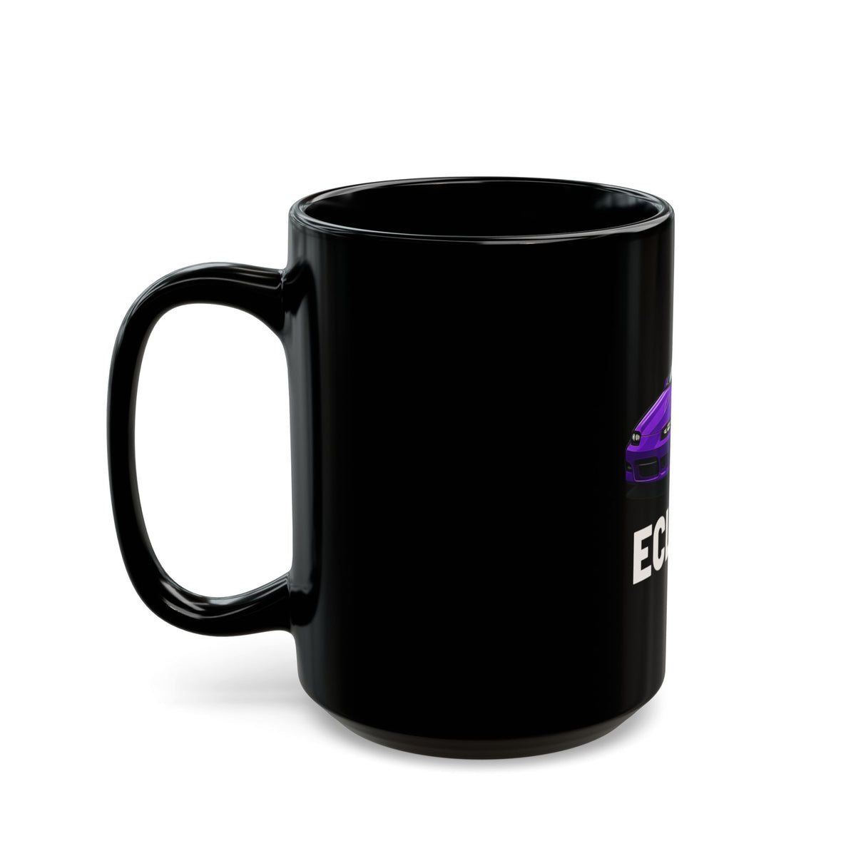 Mitsubishi Eclipse Black Ceramic Mug
