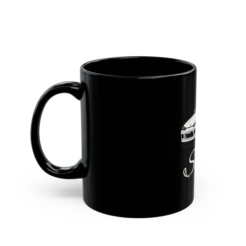 Nissan Silvia Black Ceramic Mug