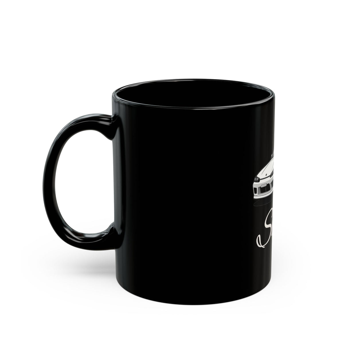 Nissan Silvia Black Ceramic Mug