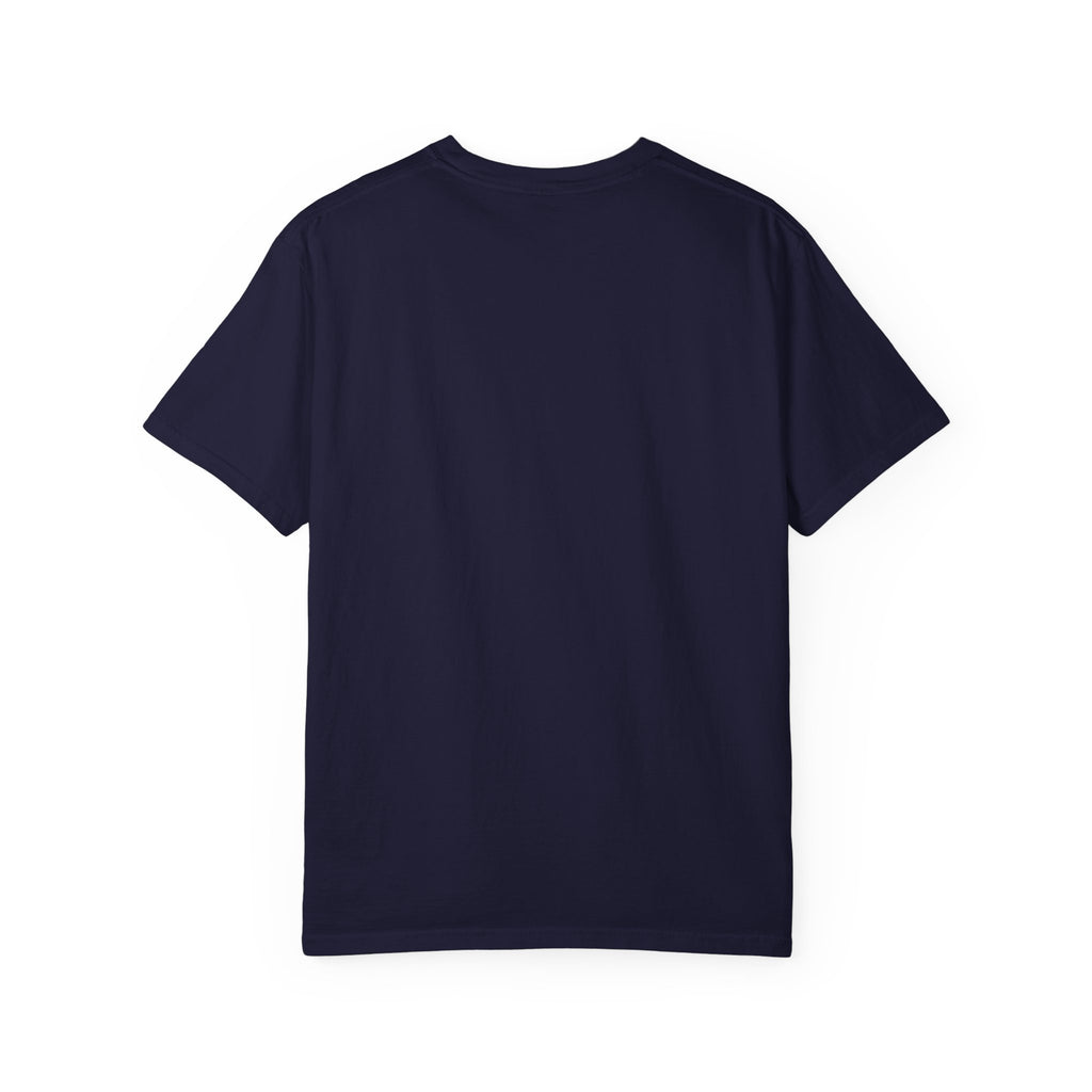 Dog Mom Varsity T-Shirt — Retro Collegiate Paw Print Tee