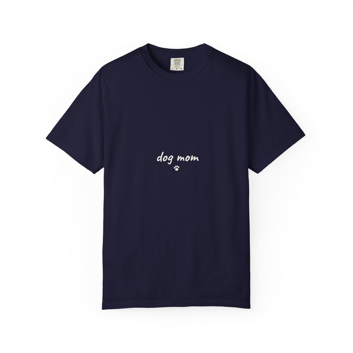 Dog Mom T-Shirt — Cute Paw Print Graphic Tee