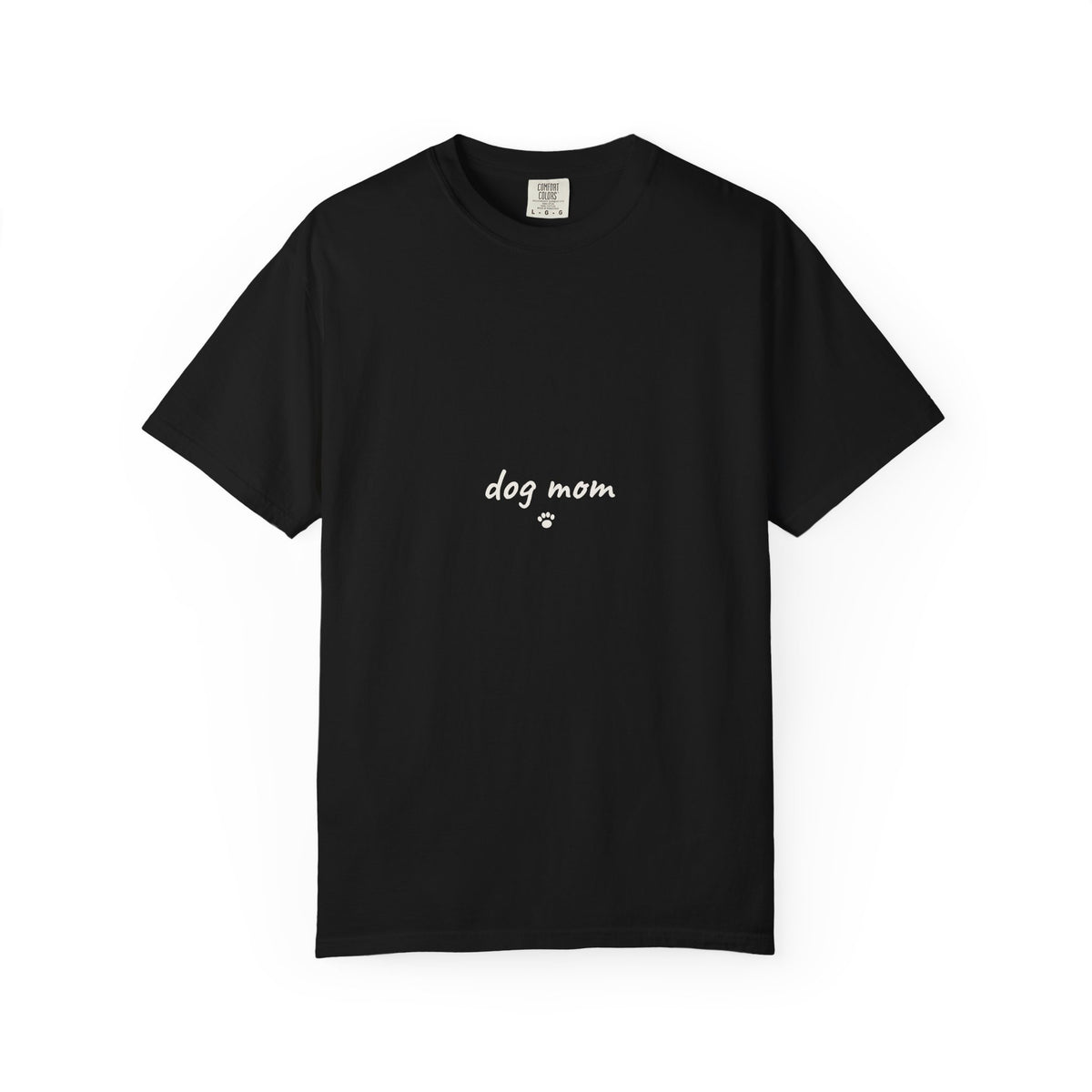 Dog Mom T-Shirt — Cute Paw Print Graphic Tee