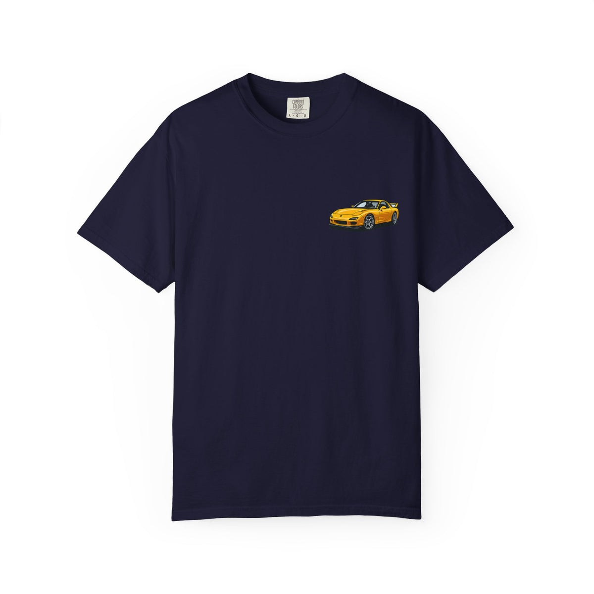 Mazda RX-7 T-Shirt — Chrome Rims