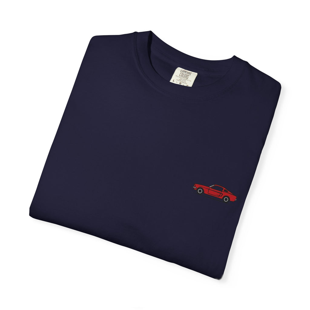 Red Racer Car T-Shirt — Classic Muscle Car Graphic Tee