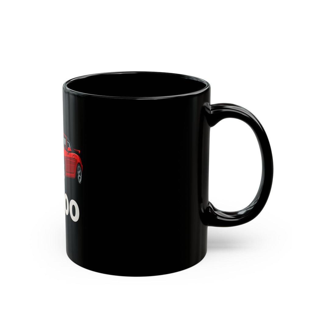 Honda S2000 Black Ceramic Mug