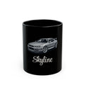 Nissan Skyline Black Ceramic Mug