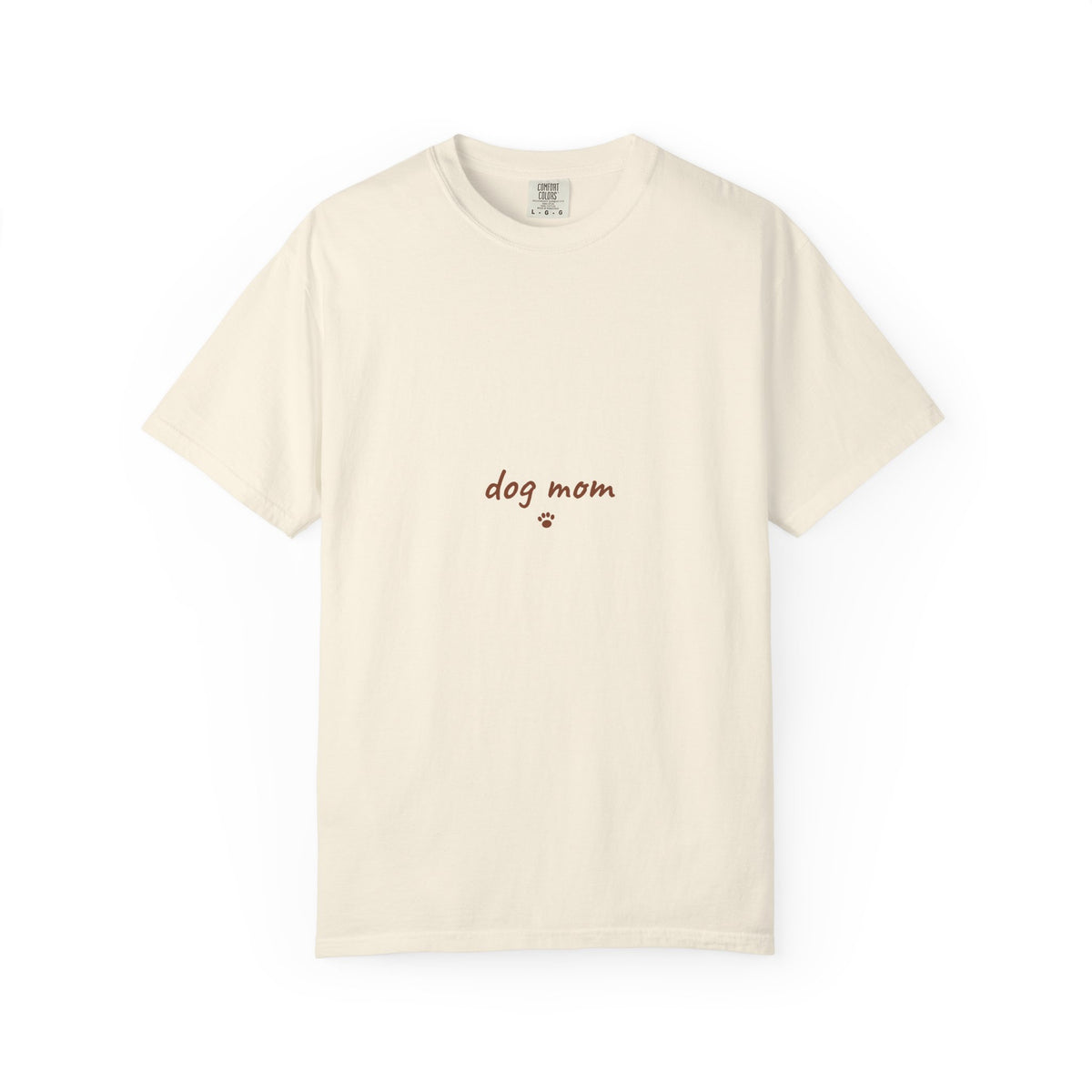 Dog Mom T-Shirt — Cute Paw Print Graphic Tee