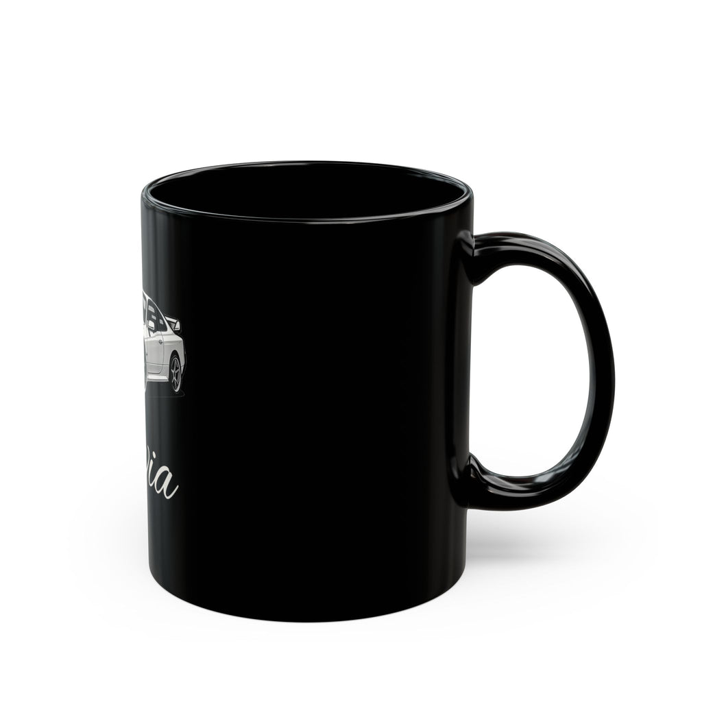 Nissan Silvia Black Ceramic Mug