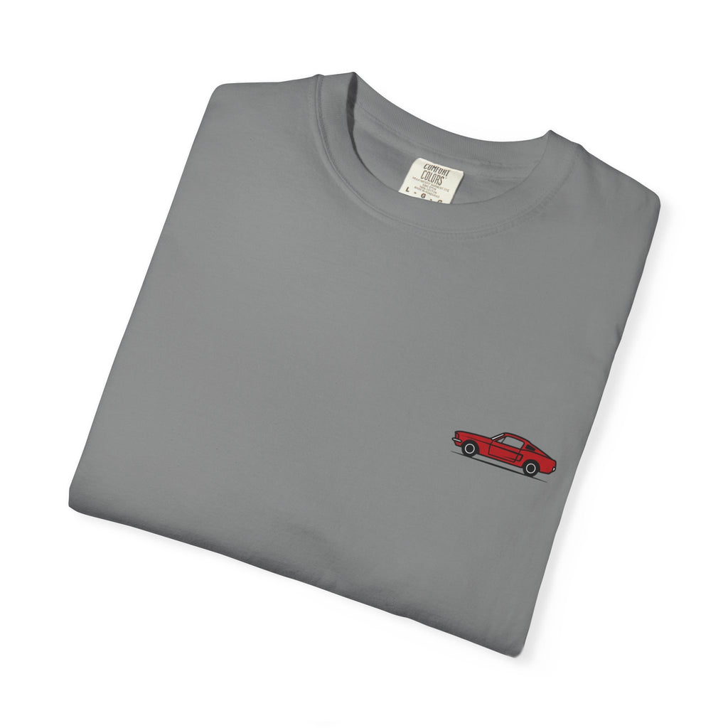 Red Racer Car T-Shirt — Classic Muscle Car Graphic Tee