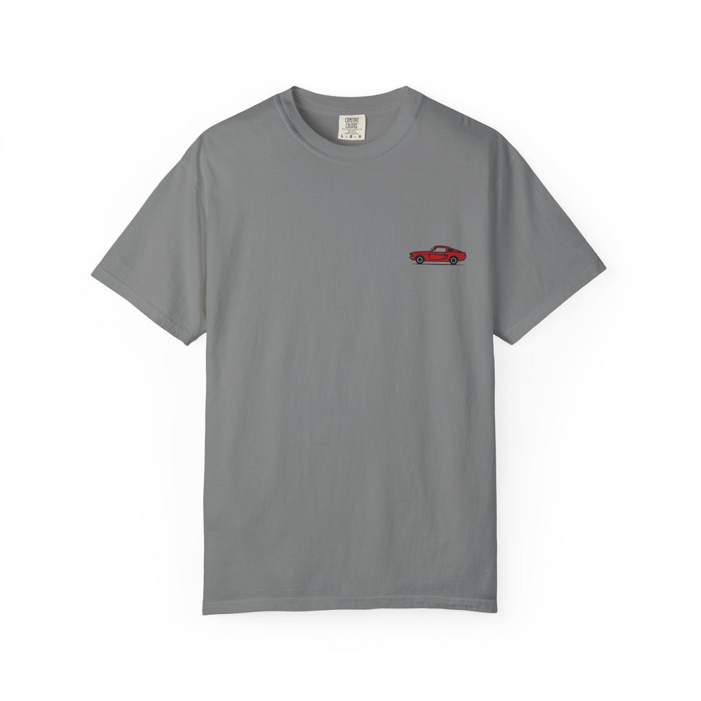 Red Racer Car T-Shirt — Classic Muscle Car Graphic Tee