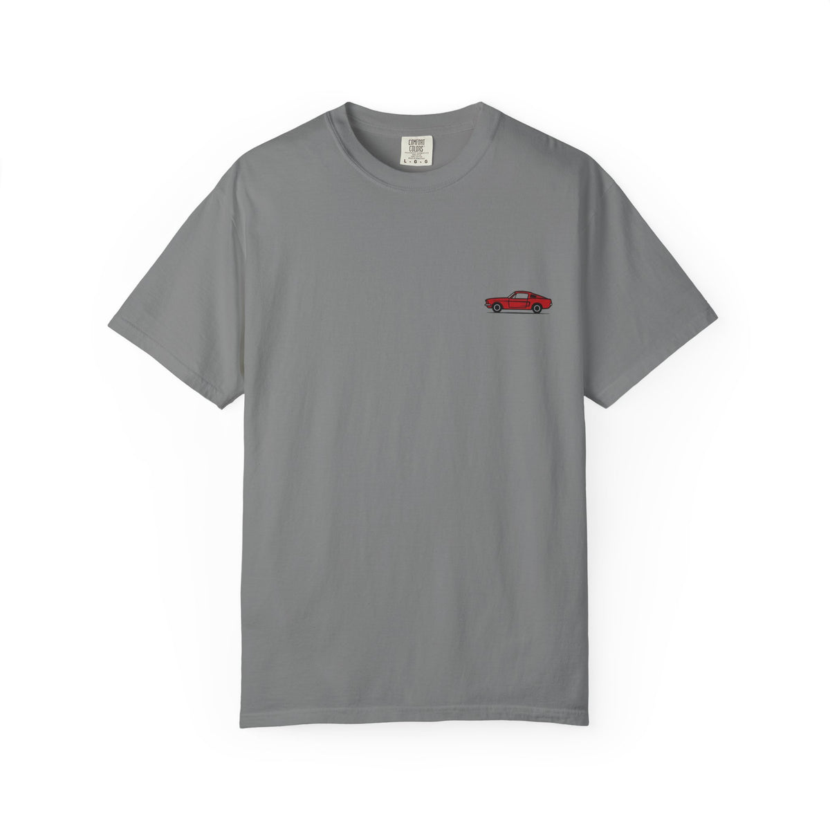 Red Racer Car T-Shirt — Classic Muscle Car Graphic Tee