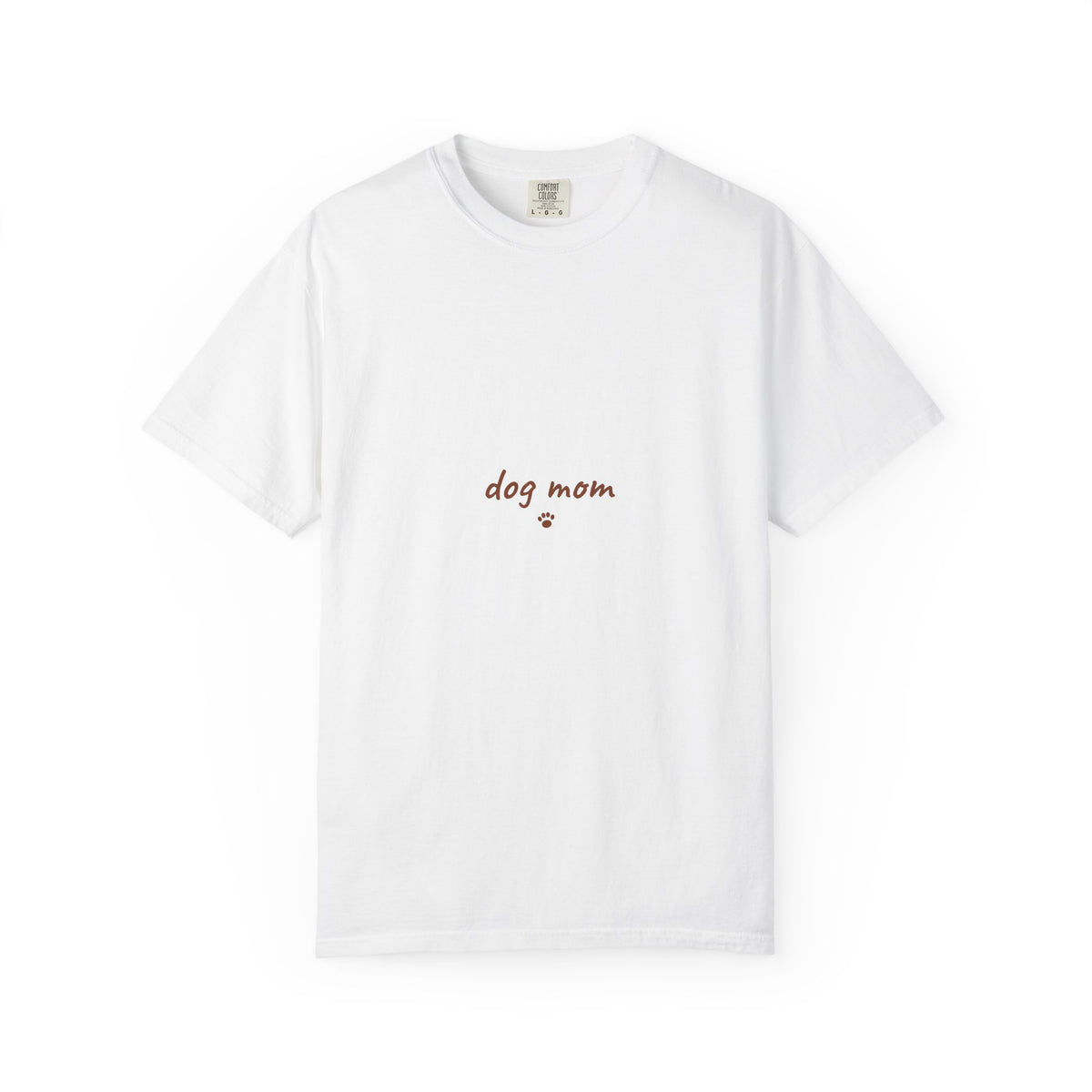 Dog Mom T-Shirt — Cute Paw Print Graphic Tee