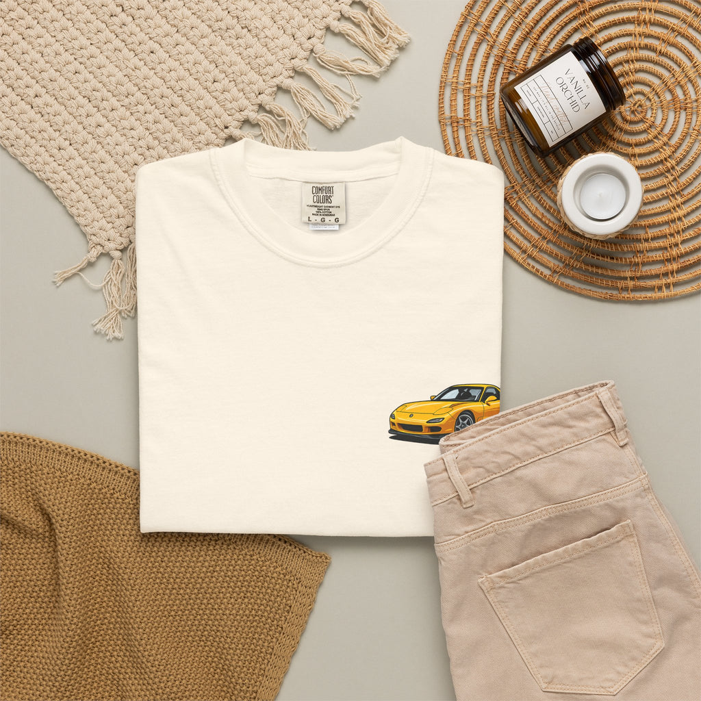 Mazda RX-7 T-Shirt — Chrome Rims