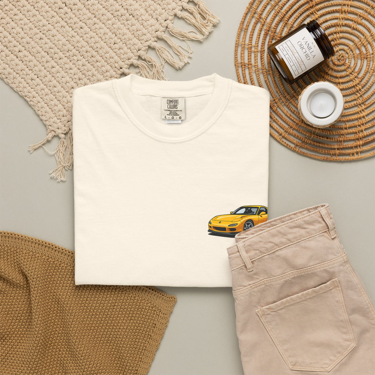 Mazda RX-7 T-Shirt — Chrome Rims
