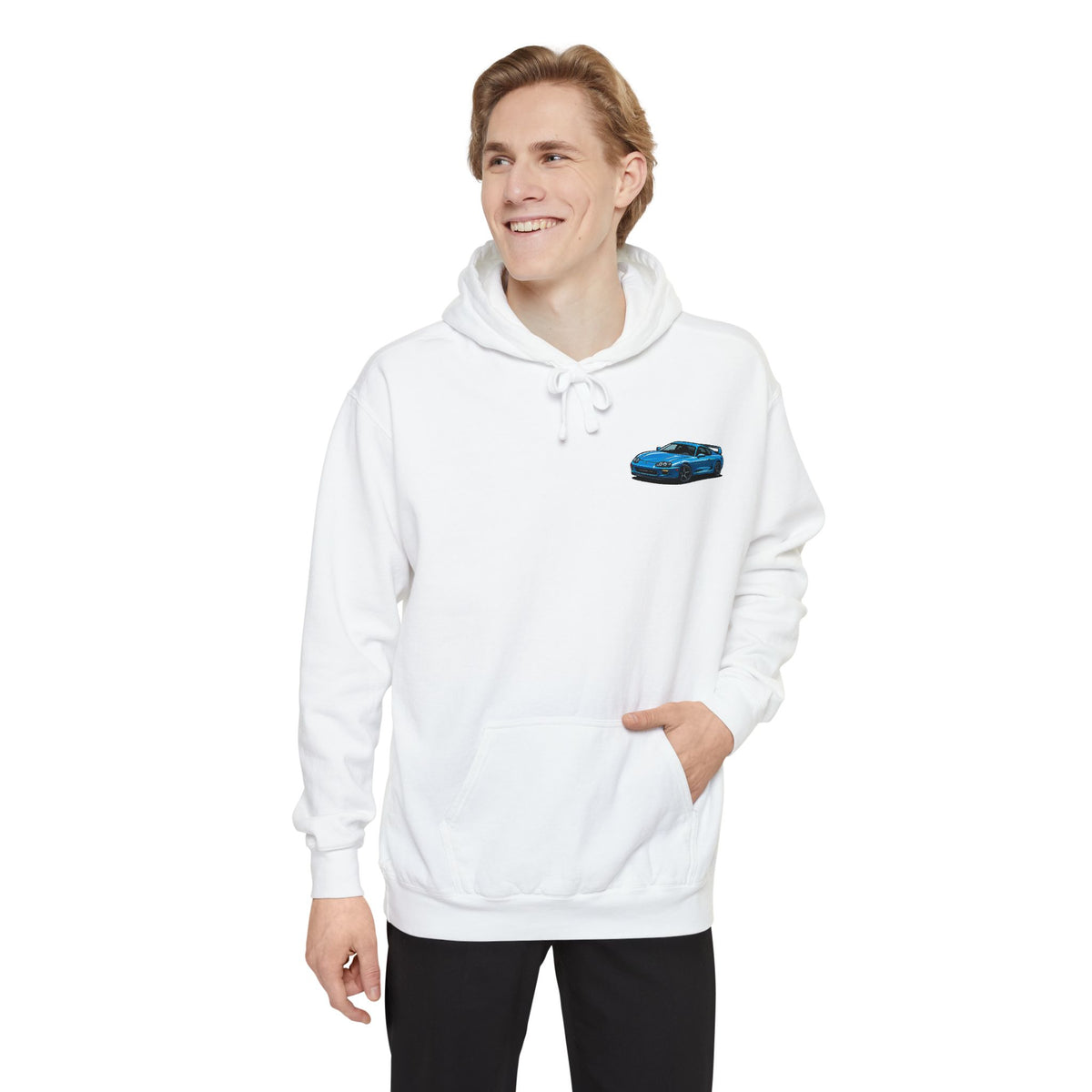 Toyota Supra Hoodie — Black Rims