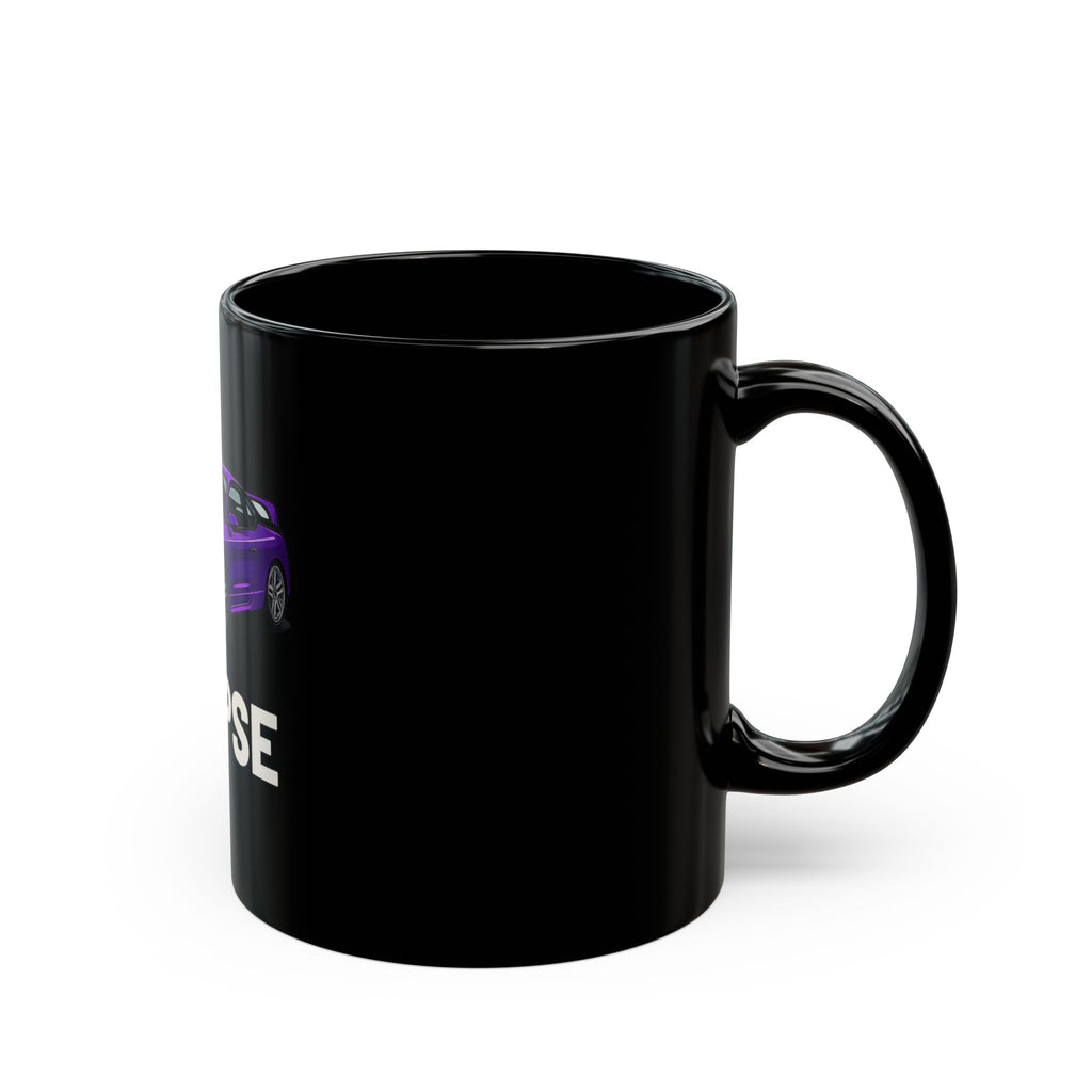 Mitsubishi Eclipse Black Ceramic Mug