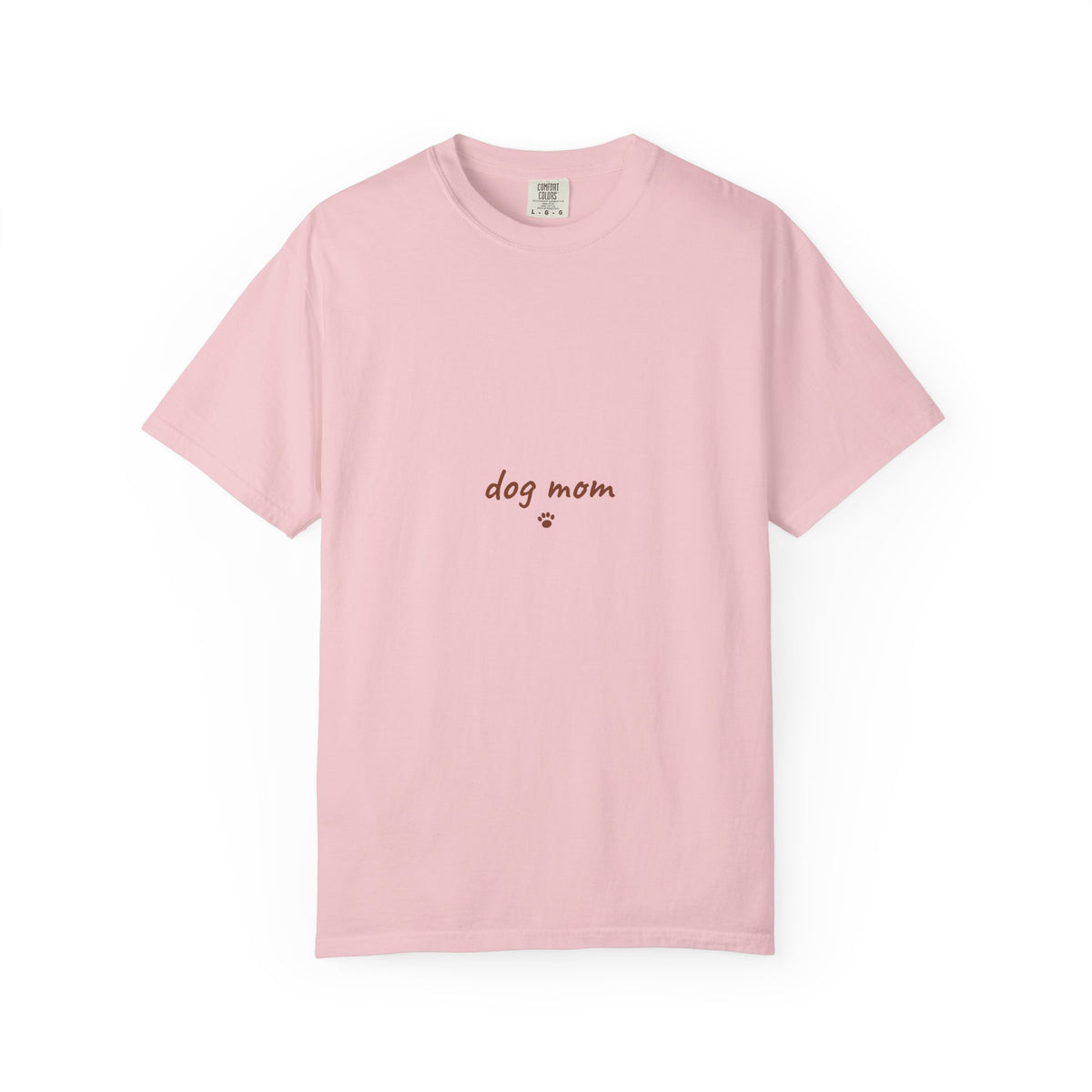 Dog Mom T-Shirt — Cute Paw Print Graphic Tee