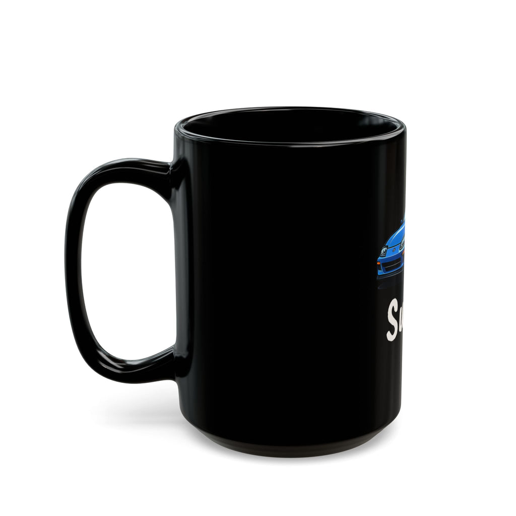 Toyota Supra Black Ceramic Mug