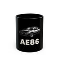 Toyota AE86 Black Ceramic Mug