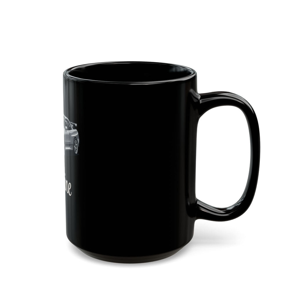 Nissan Skyline Black Ceramic Mug