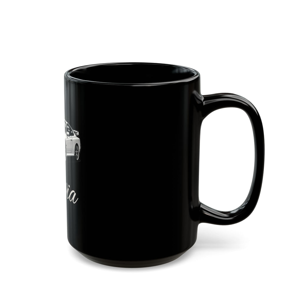 Nissan Silvia Black Ceramic Mug