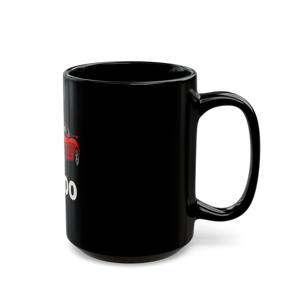 Honda S2000 Black Ceramic Mug