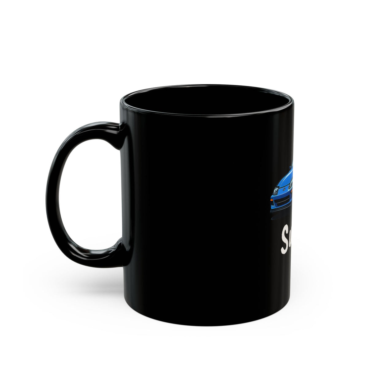 Toyota Supra Black Ceramic Mug