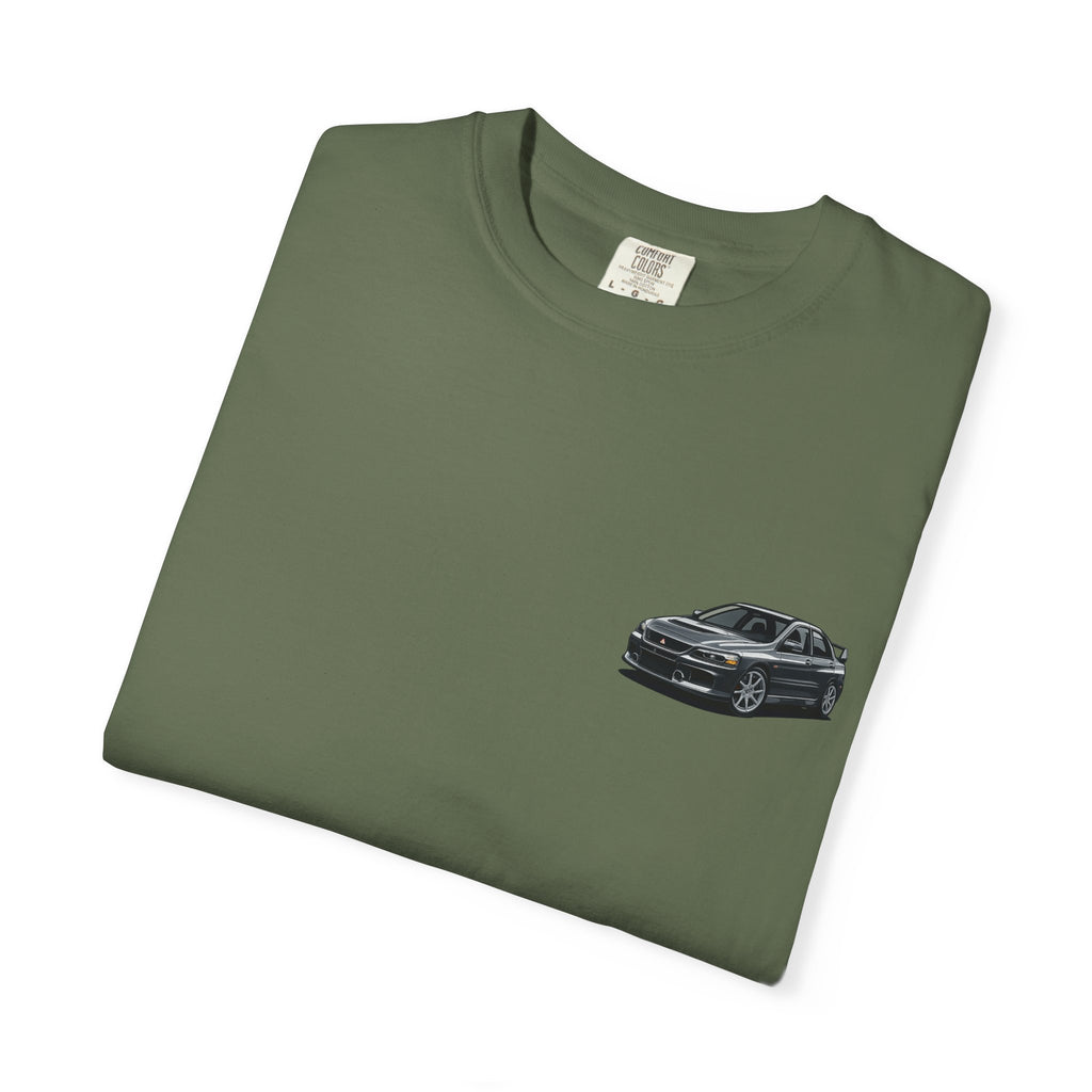 Mitsubishi Evo T-Shirt — Chrome Rims