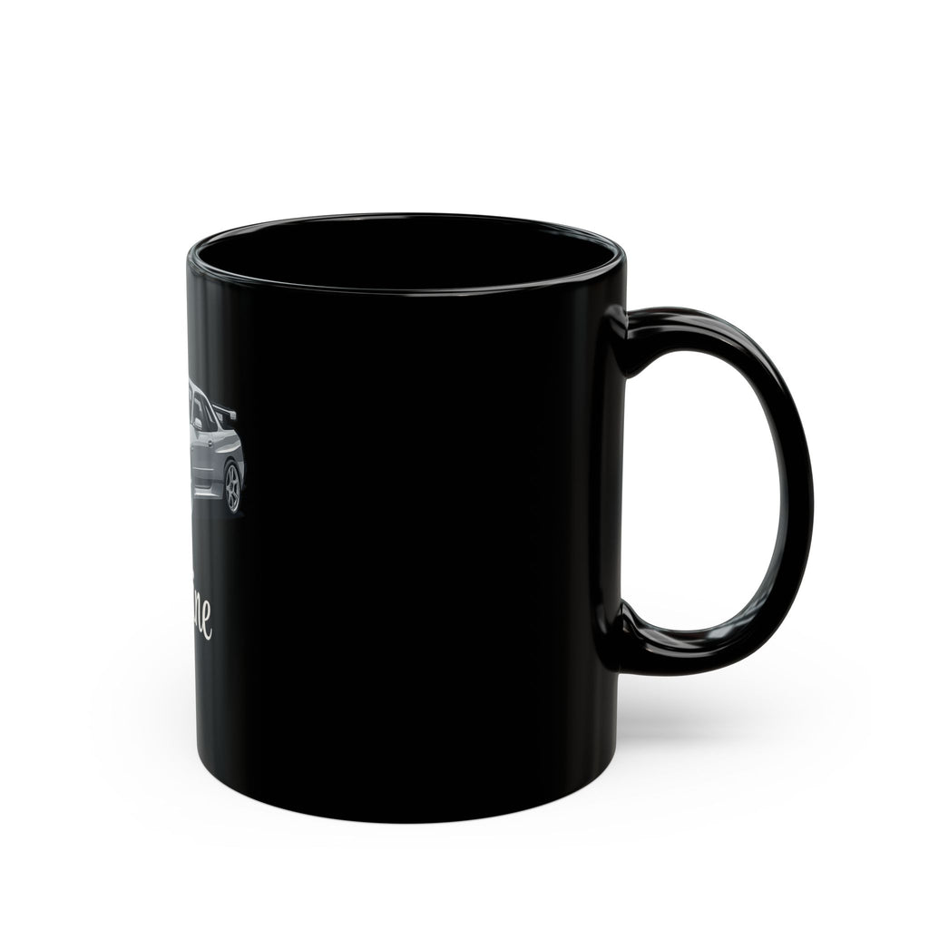 Nissan Skyline Black Ceramic Mug