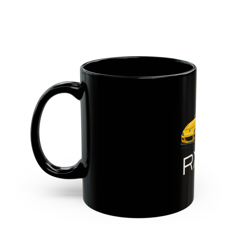 Mazda RX-7 Black Ceramic Mug