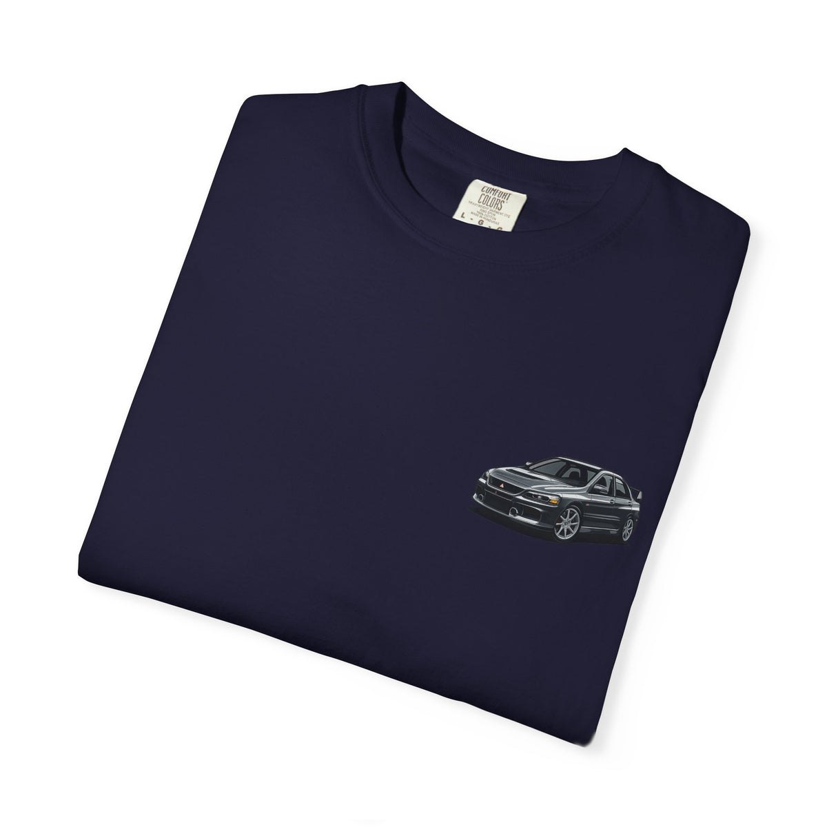 Mitsubishi Evo T-Shirt — Chrome Rims