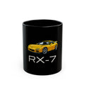Mazda RX-7 Black Ceramic Mug