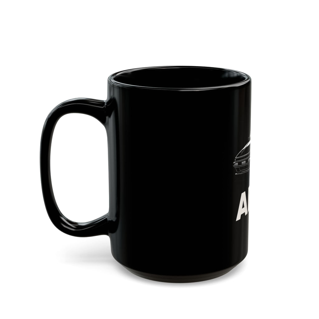 Toyota AE86 Black Ceramic Mug