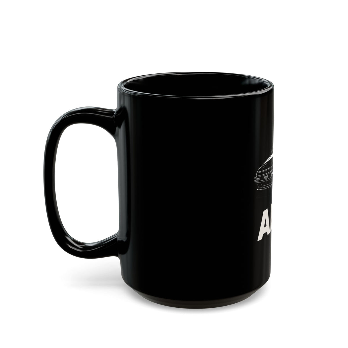 Toyota AE86 Black Ceramic Mug