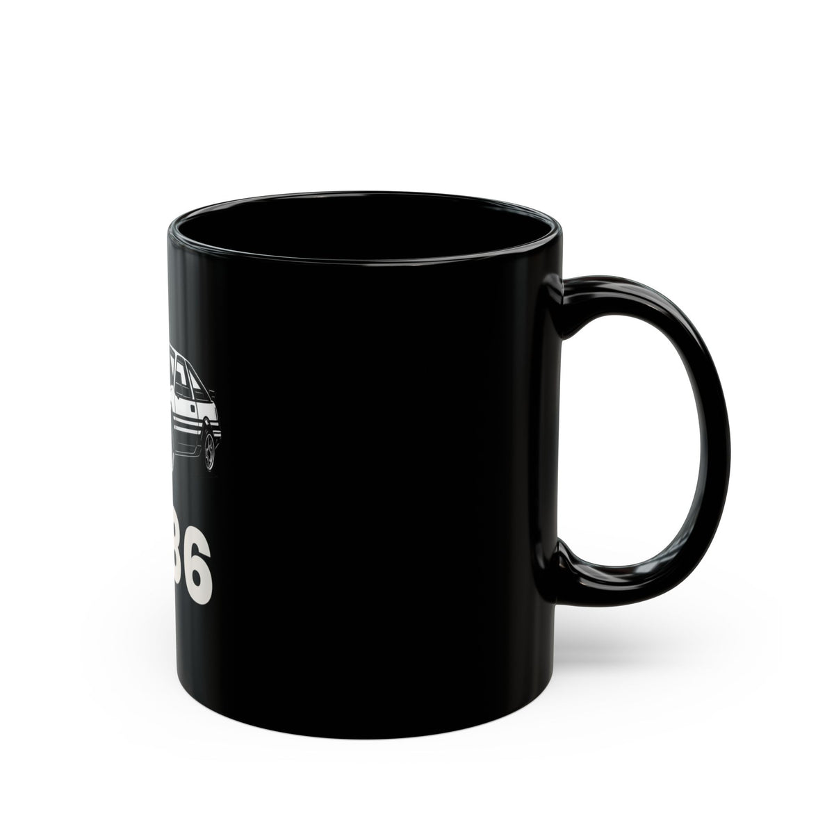 Toyota AE86 Black Ceramic Mug