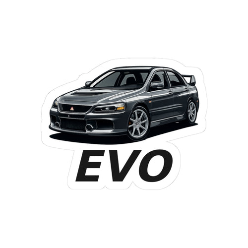 Mitsubishi Evo Sticker — Die-Cut Vinyl